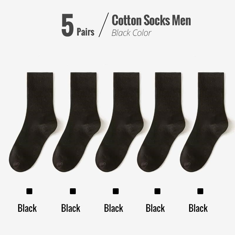 Colin Traditional Socks – 5-Pack Soft & Breathable Business Socks