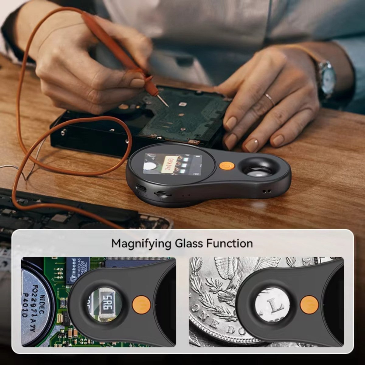Compact Digital Magnifying Glass