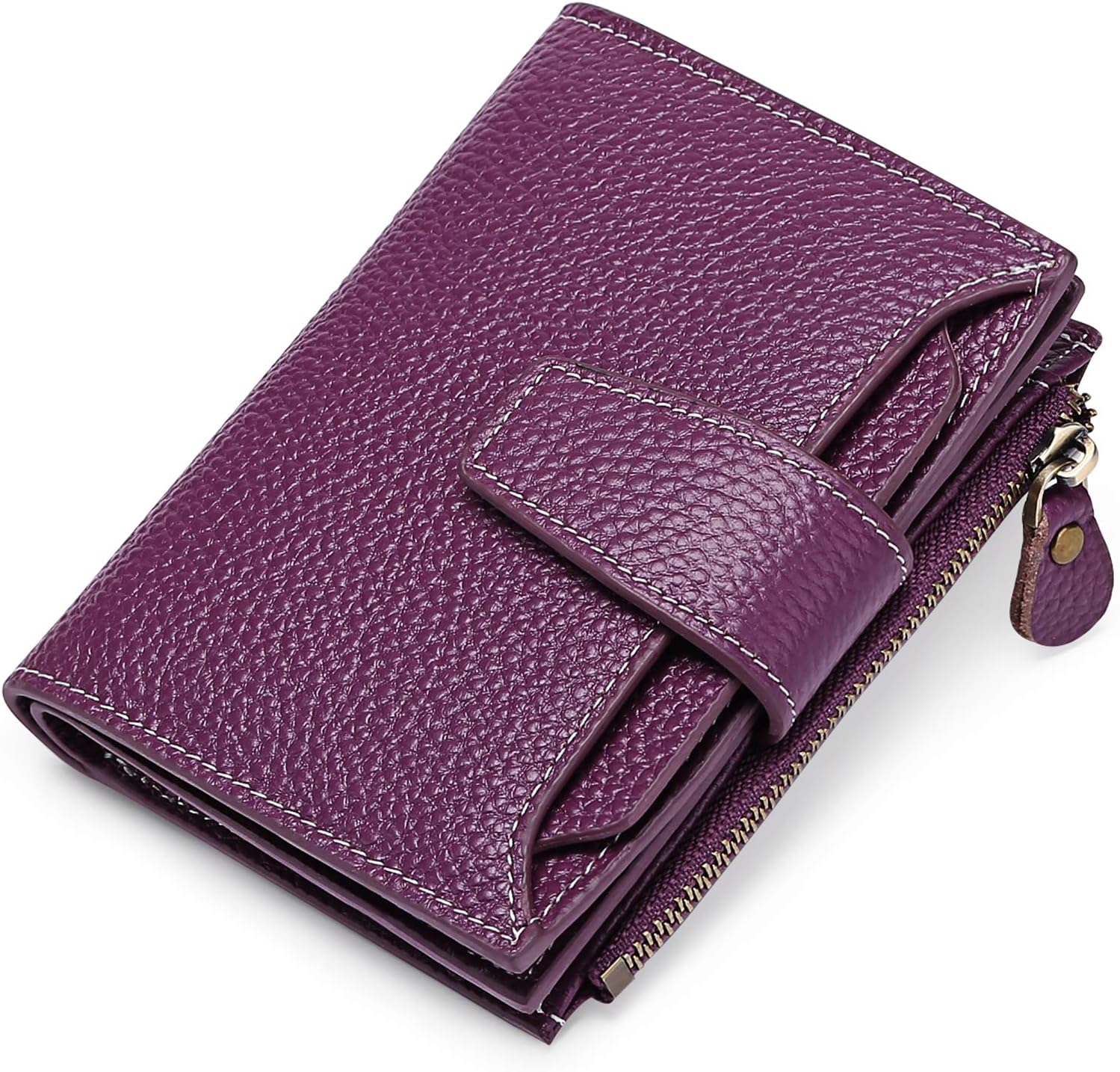Compact Multi-Functional Leather Wallet – RFID Blocking