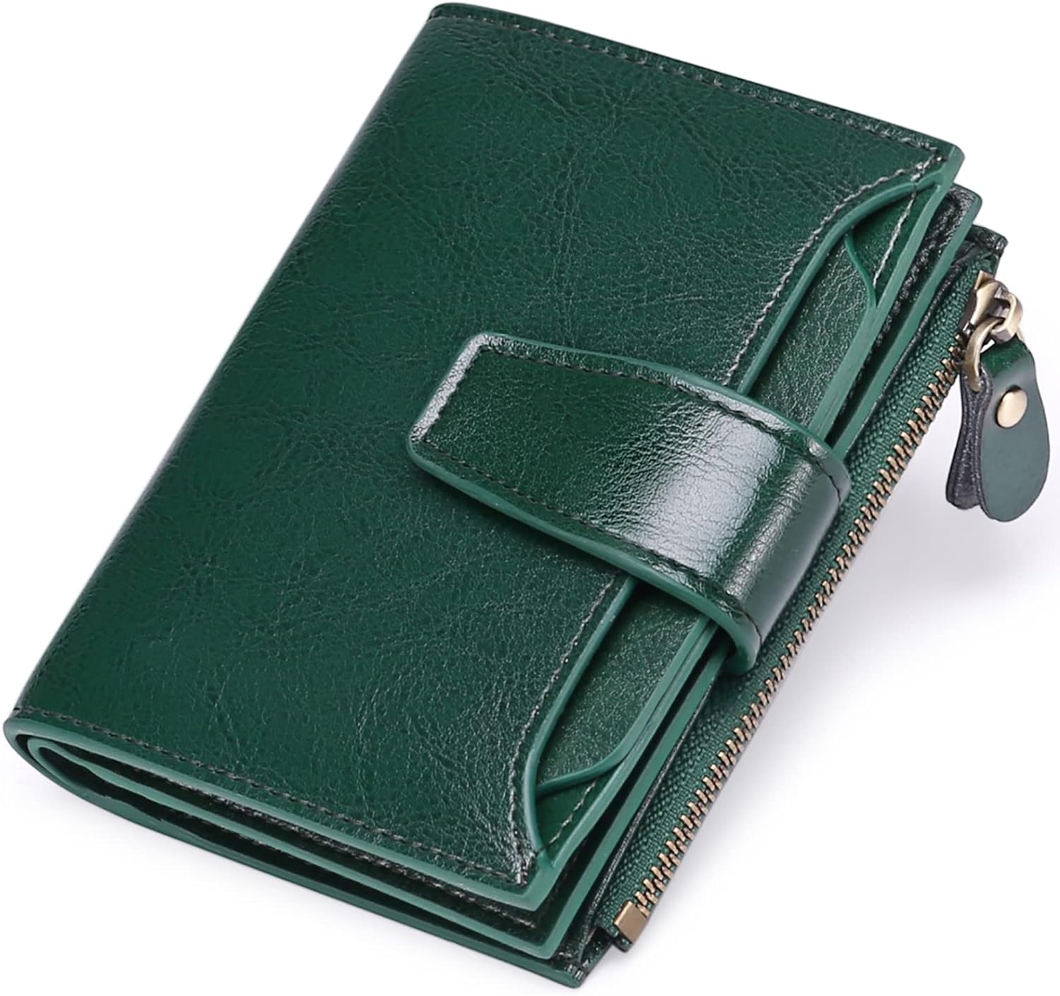 Compact Multi-Functional Leather Wallet – RFID Blocking