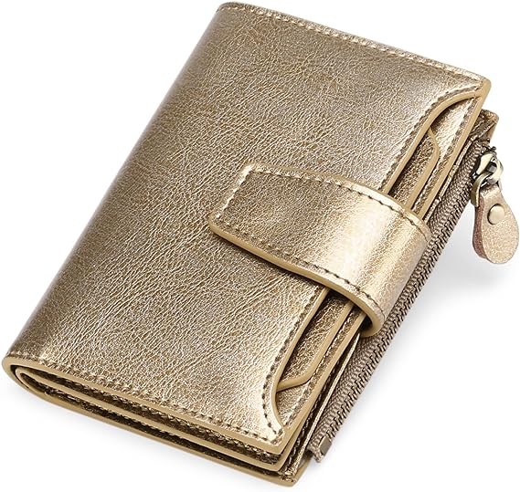 Compact Multi-Functional Leather Wallet – RFID Blocking