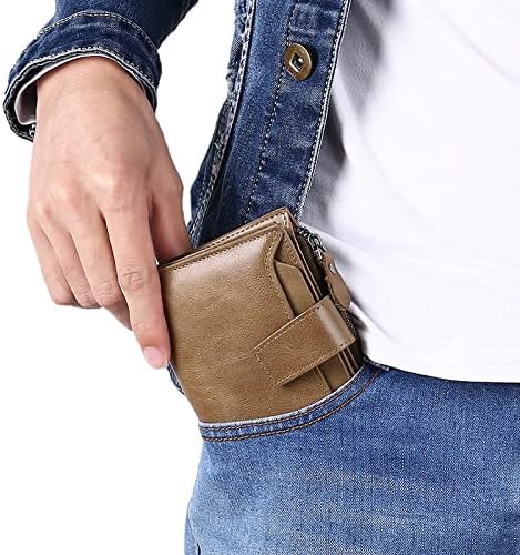 Compact Multi-Functional Leather Wallet – RFID Blocking