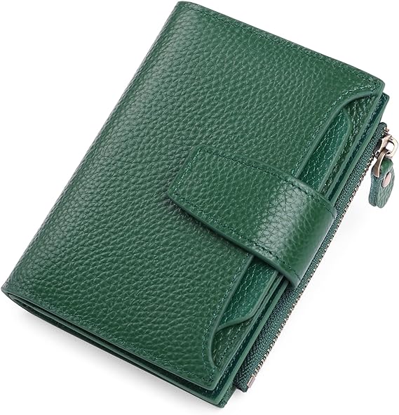 Compact Multi-Functional Leather Wallet – RFID Blocking