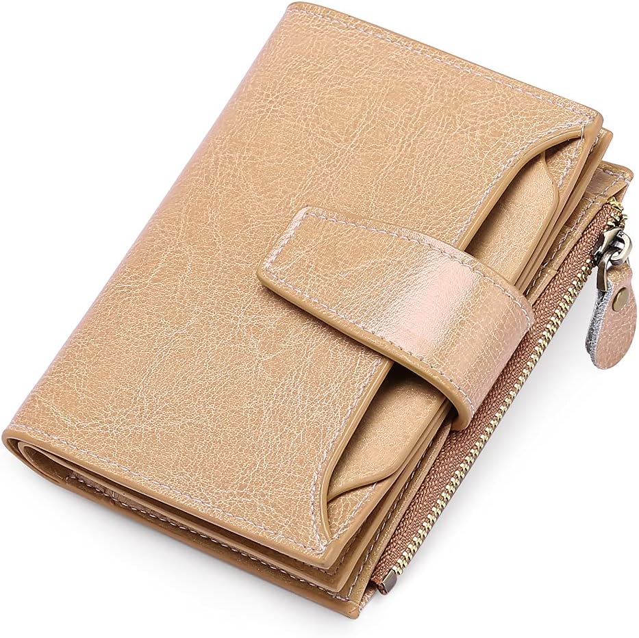 Compact Multi-Functional Leather Wallet – RFID Blocking