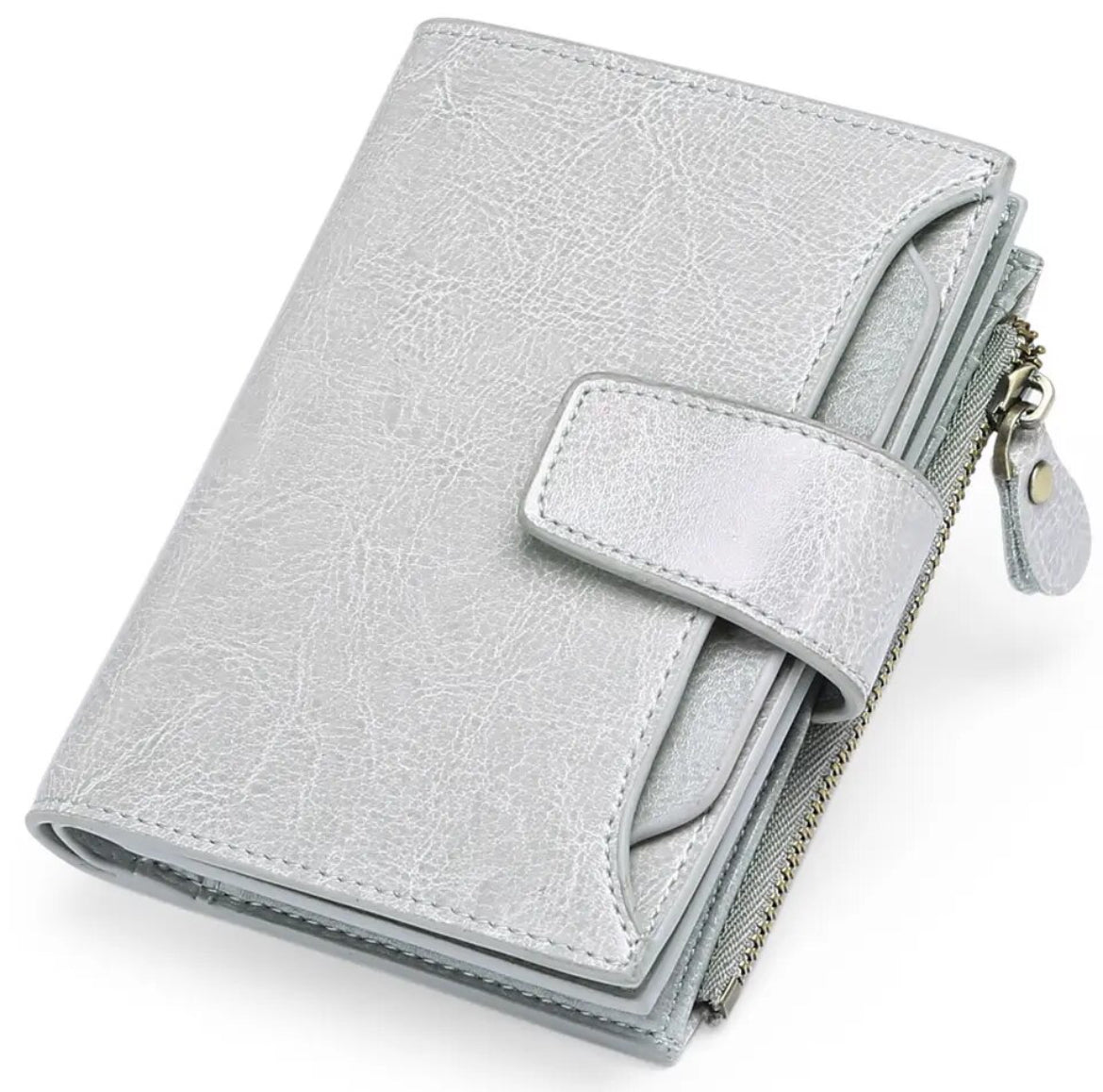 Compact Multi-Functional Leather Wallet – RFID Blocking