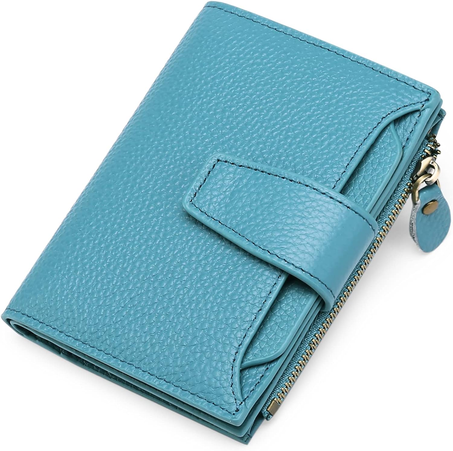 Compact Multi-Functional Leather Wallet – RFID Blocking