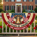 Personalized 250 Years of America Liberty Betsy Ross Vintage Fan Flag