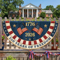 250 Years of Freedom Betsy Ross American Fan Flag for Patriotic Decor