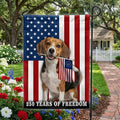 Dog American Flag, 250 Years of Freedom Beagle Dog US Flag