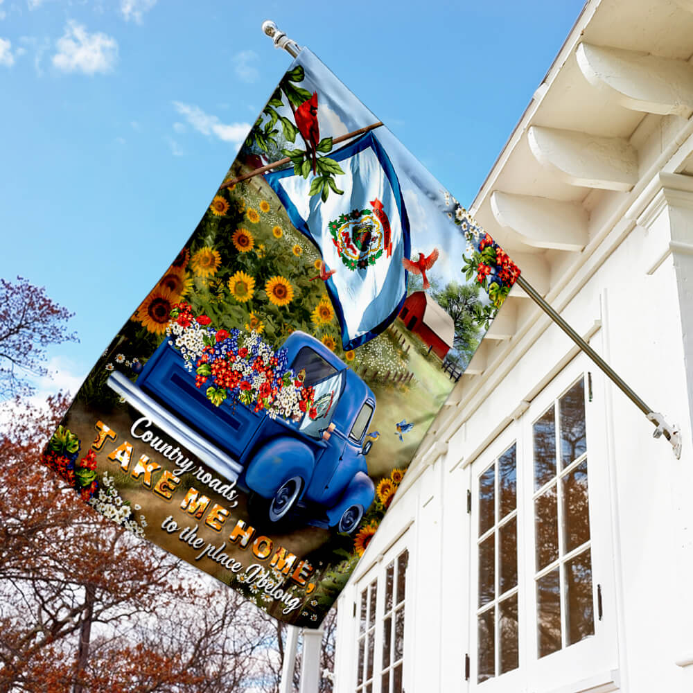 West Virginia Country Roads Flag