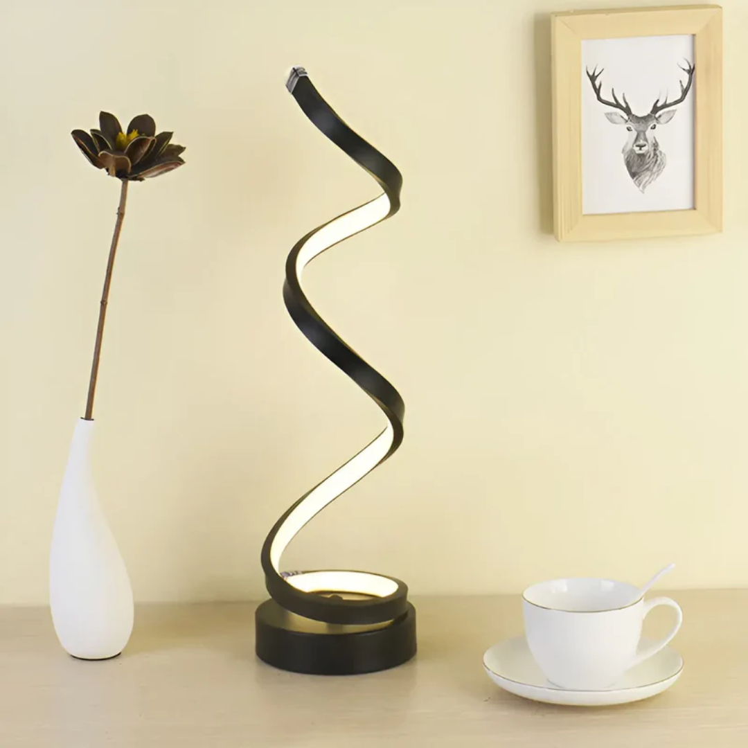 Dimmable Modern Spiral Table Lamp - LumaSpiral