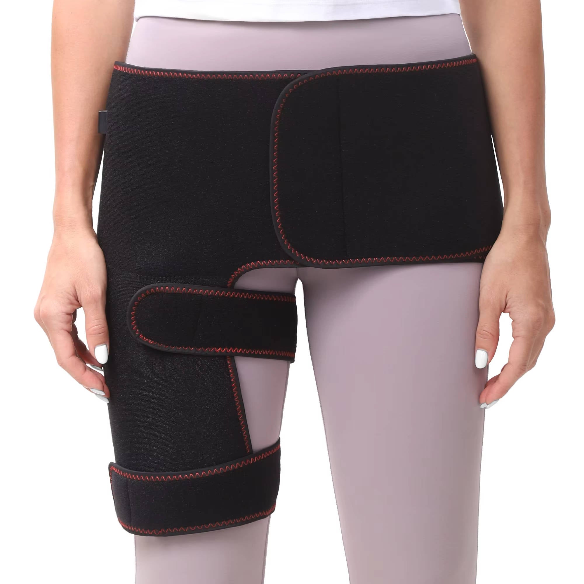 Electric Hip & Lower Back Heating Wrap with Graphene Elements – Adjustable Heat Settings, Vibration Modes, Auto Shutoff, 18.5 Inch Coverage