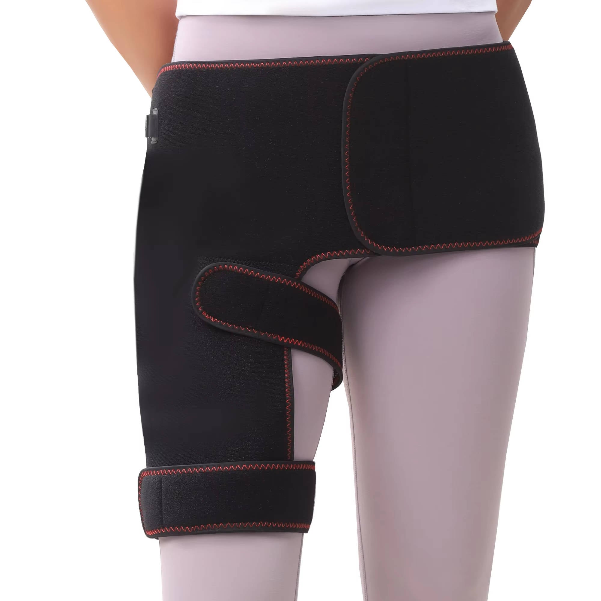Electric Hip & Lower Back Heating Wrap with Graphene Elements – Adjustable Heat Settings, Vibration Modes, Auto Shutoff, 18.5 Inch Coverage