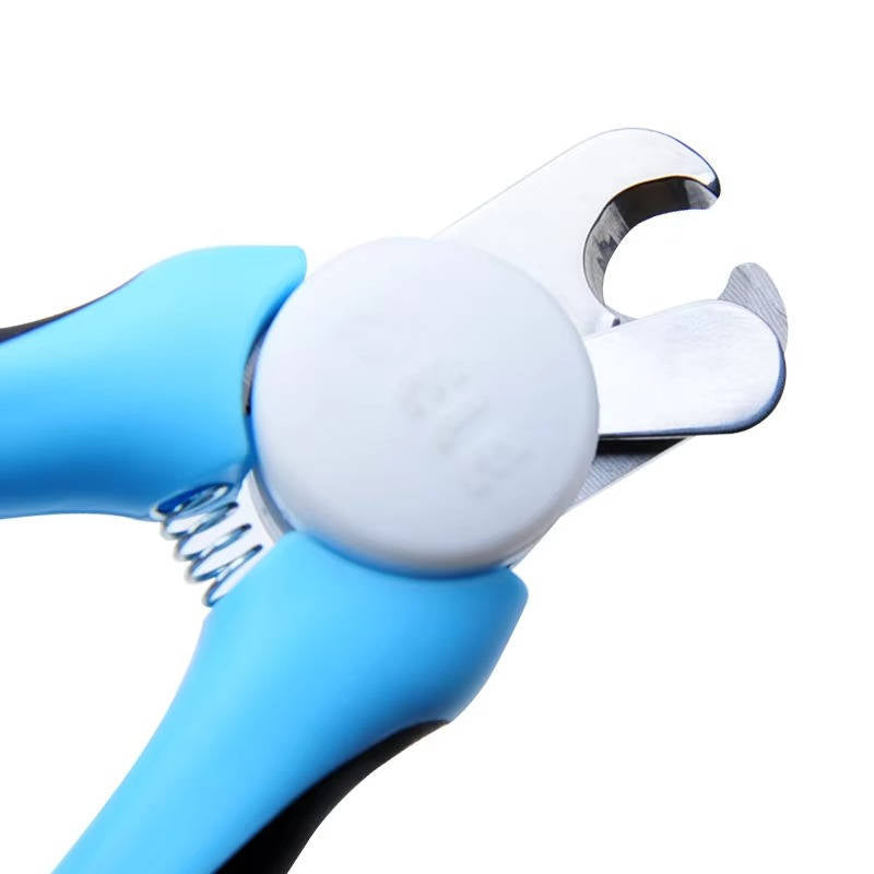 Pet Nail Clippers for Dogs & Cats – Stainless Steel Blades with Safety Guard, Non-Slip Handle & Built-In Nail File