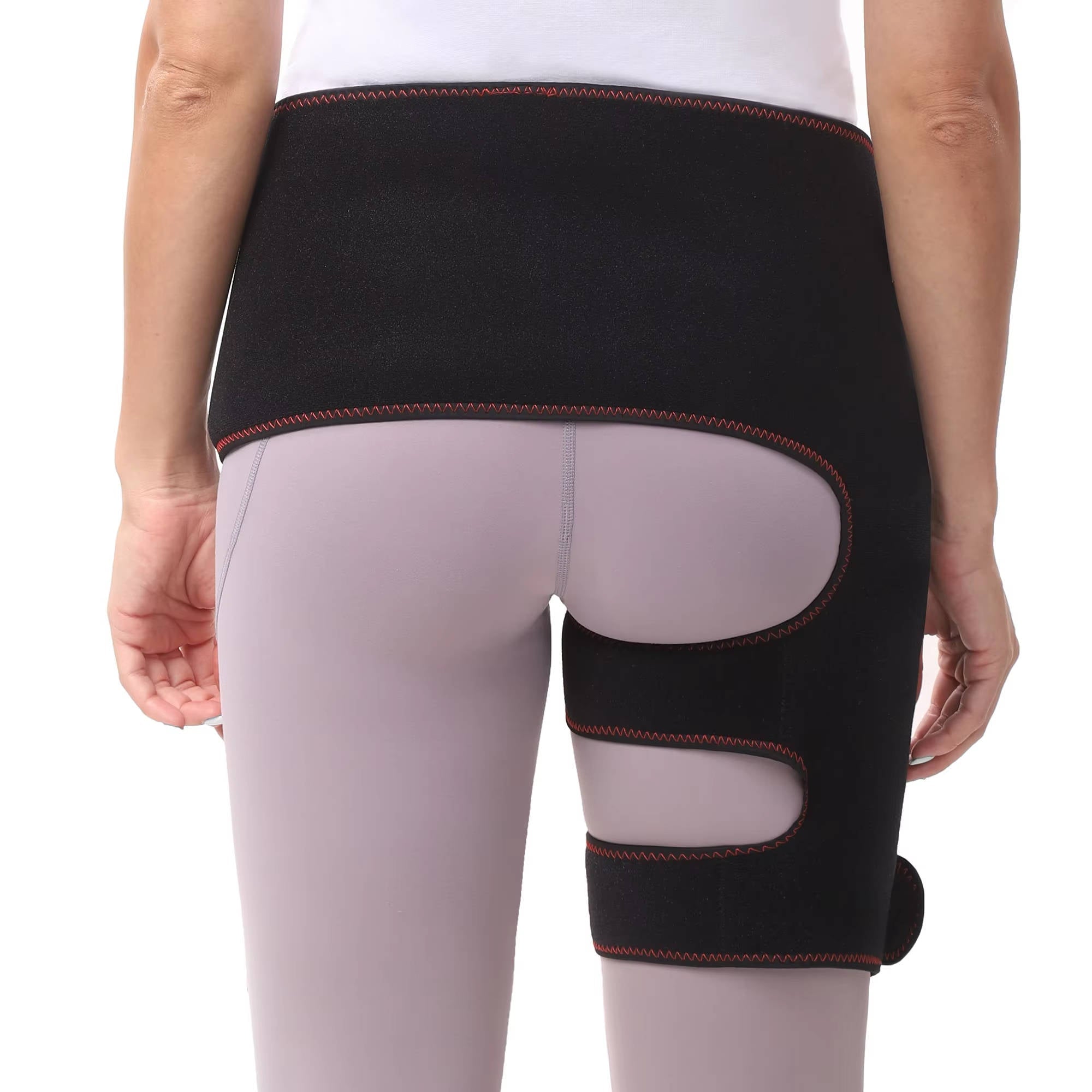 Electric Hip & Lower Back Heating Wrap with Graphene Elements – Adjustable Heat Settings, Vibration Modes, Auto Shutoff, 18.5 Inch Coverage