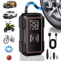 Portable Car Jump Starter 6000A, 16800mAh 12V Battery Booster with Air Compressor 150 PSI Tire Inflator, LED Light for Gas 10.0L Diesel 9.0L