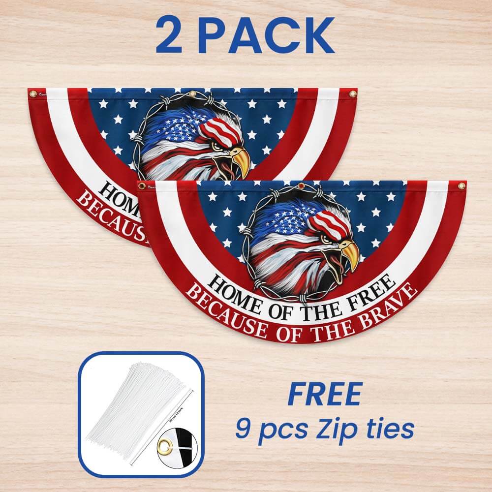 American Flag | Home Of The Free Because Of The Brave Patriotic Flag