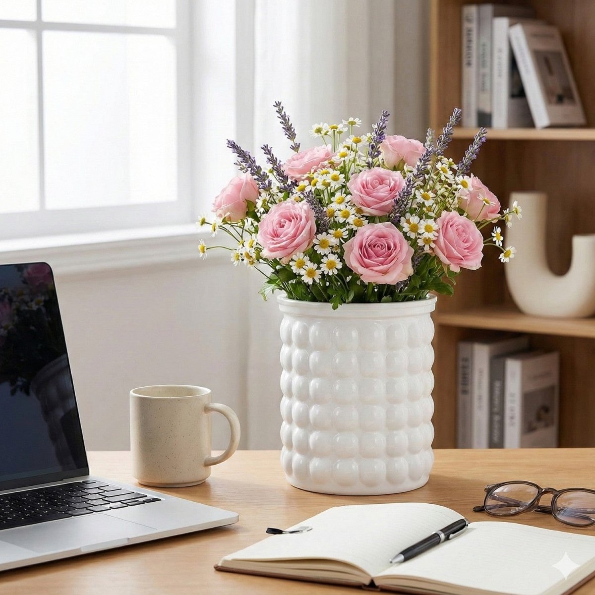 Eco-Friendly Self-Watering Hydroponic Flowerpot