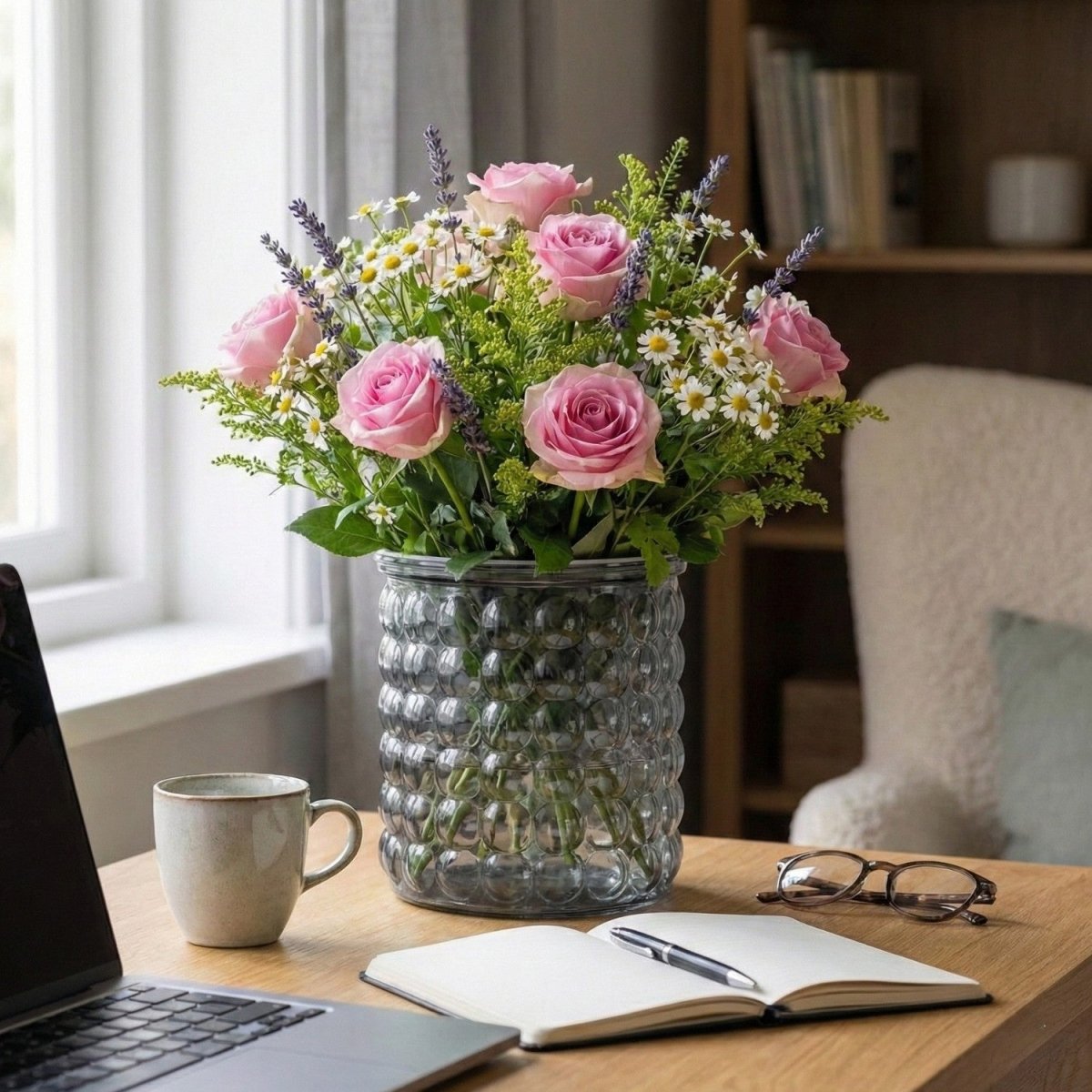 Eco-Friendly Self-Watering Hydroponic Flowerpot