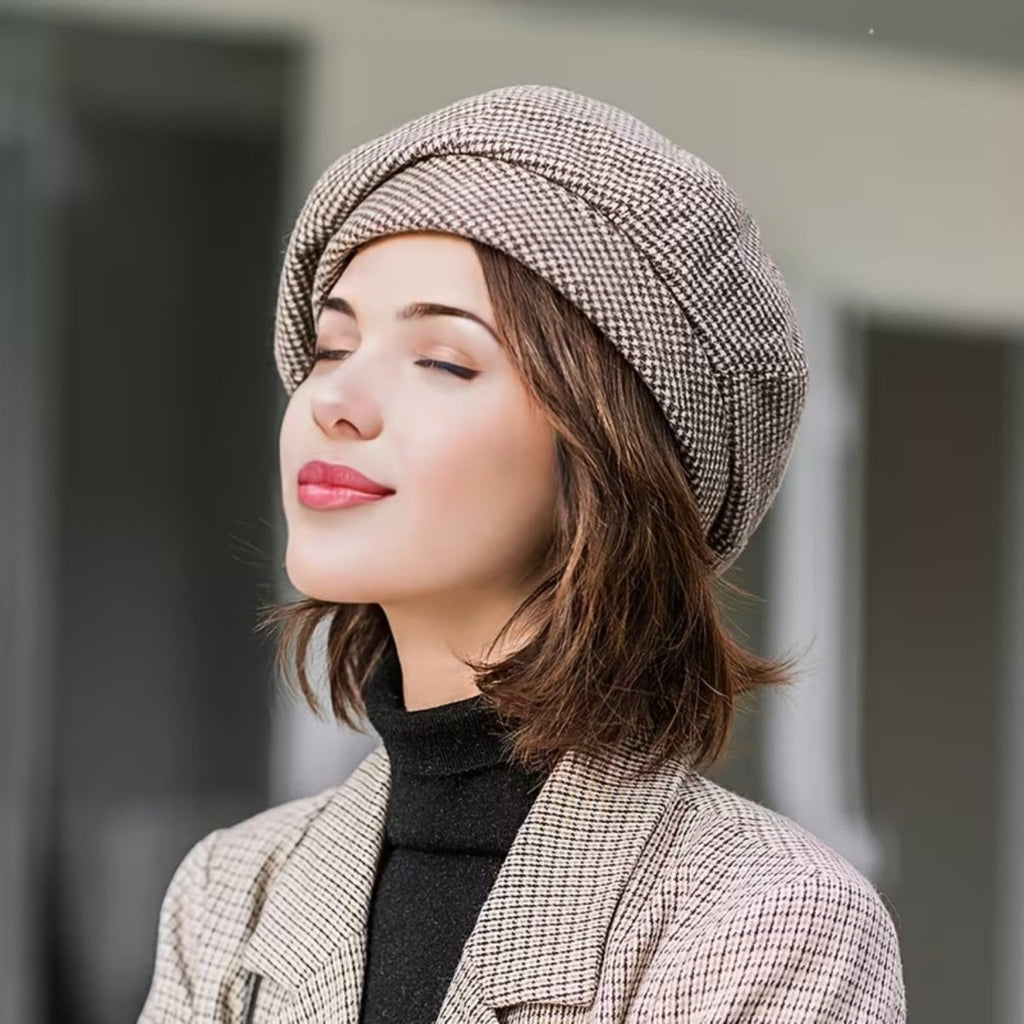 Elegant Cotton Blend Women's Cap