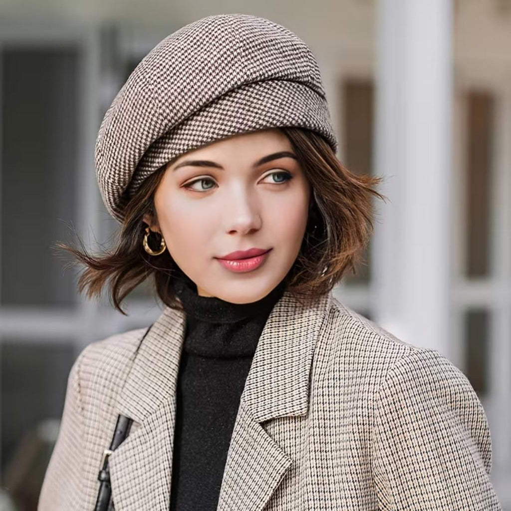 Elegant Cotton Blend Women's Cap