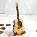 Engraved Wooden Guitar Pick Box
