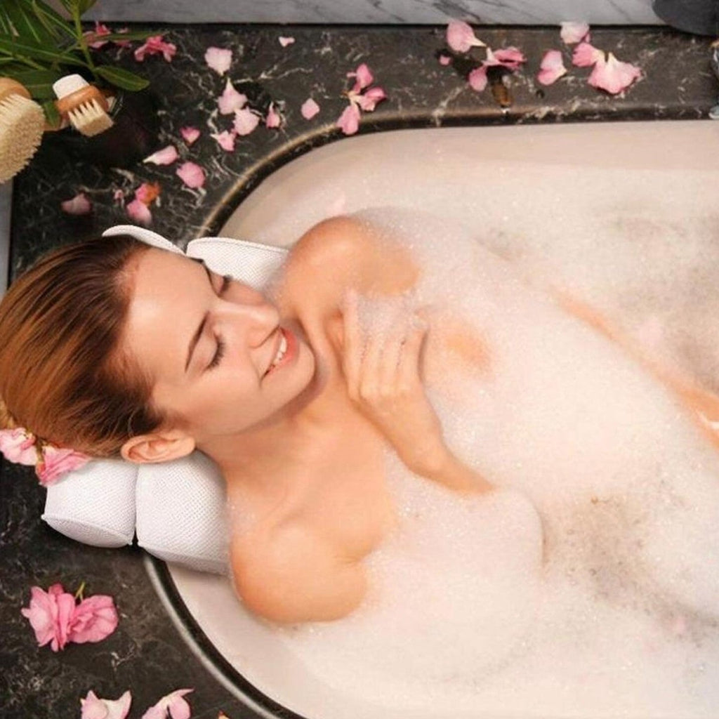 Ergonomic Bath Pillow for Neck and Shoulder Support
