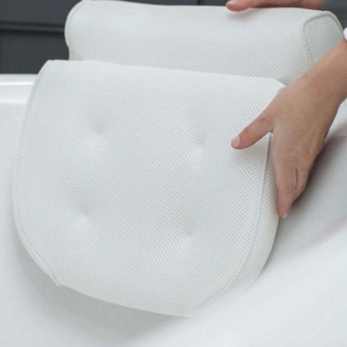 Ergonomic Bath Pillow for Neck and Shoulder Support