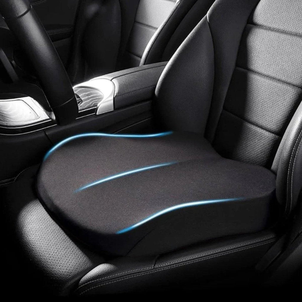 Ergonomic Car Seat Cushion for Comfort and Visibility