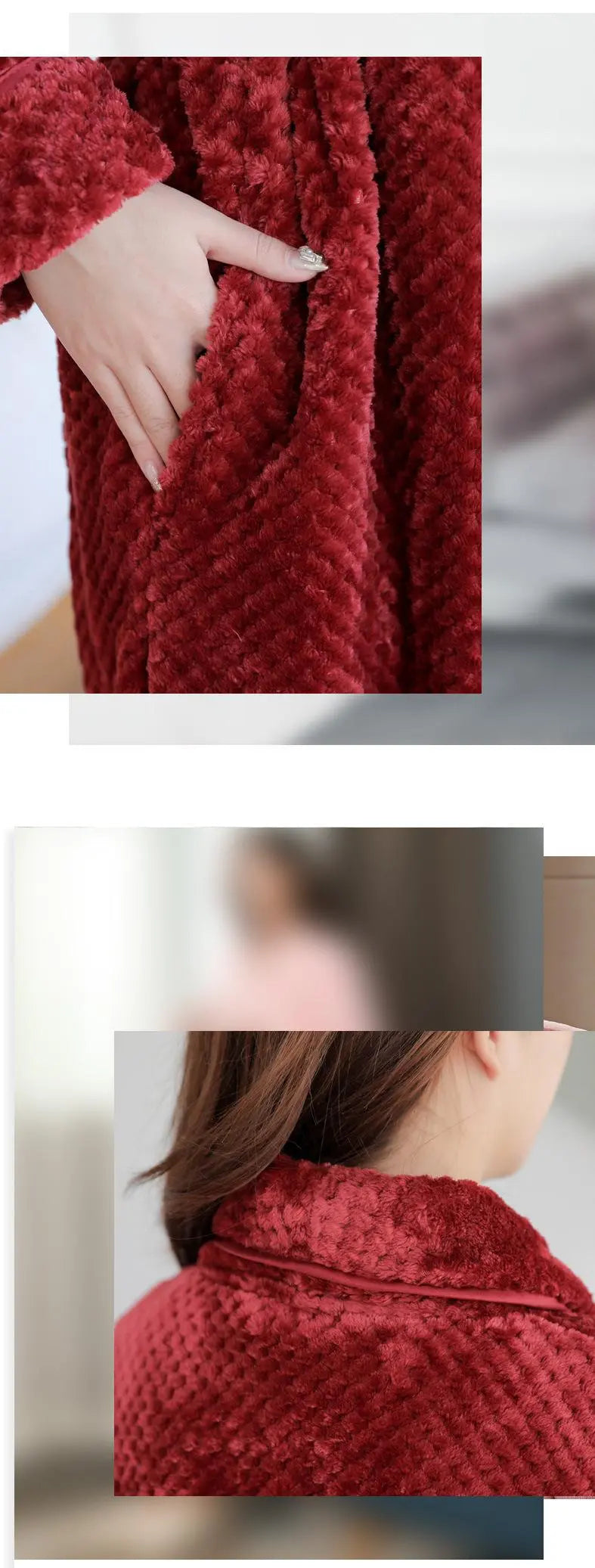 Evi Plush Bathrobe | Stylish and Comfortable