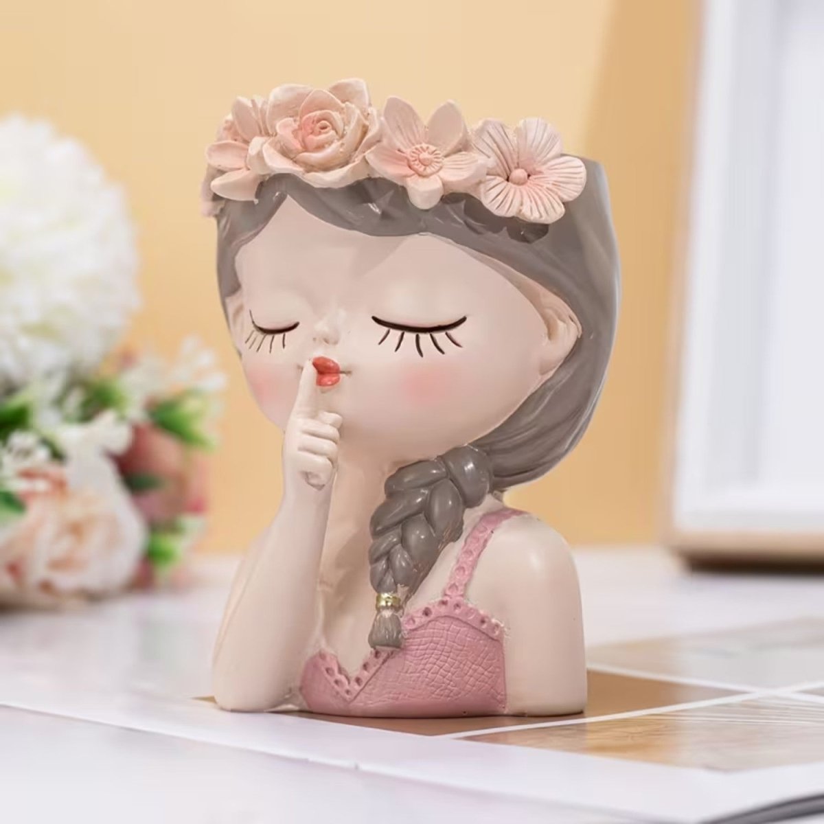 Fairy Flower Pot Ornament for Decoration