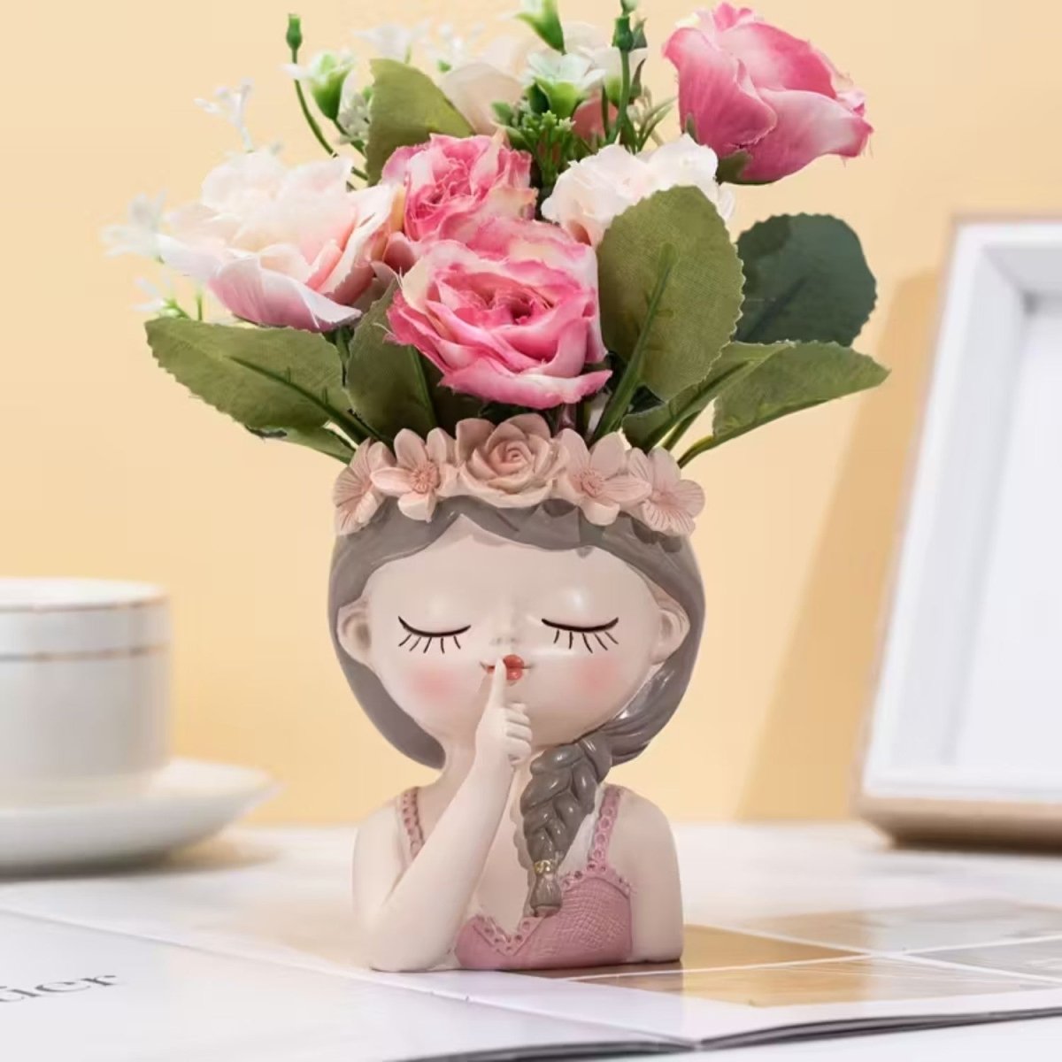 Fairy Flower Pot Ornament for Decoration