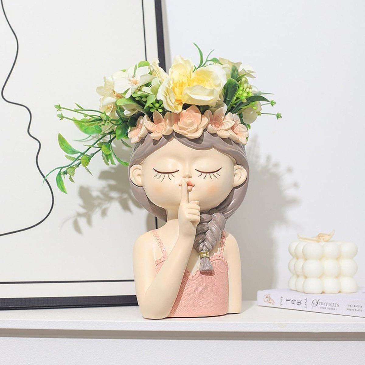 Fairy Flower Pot Ornament for Decoration