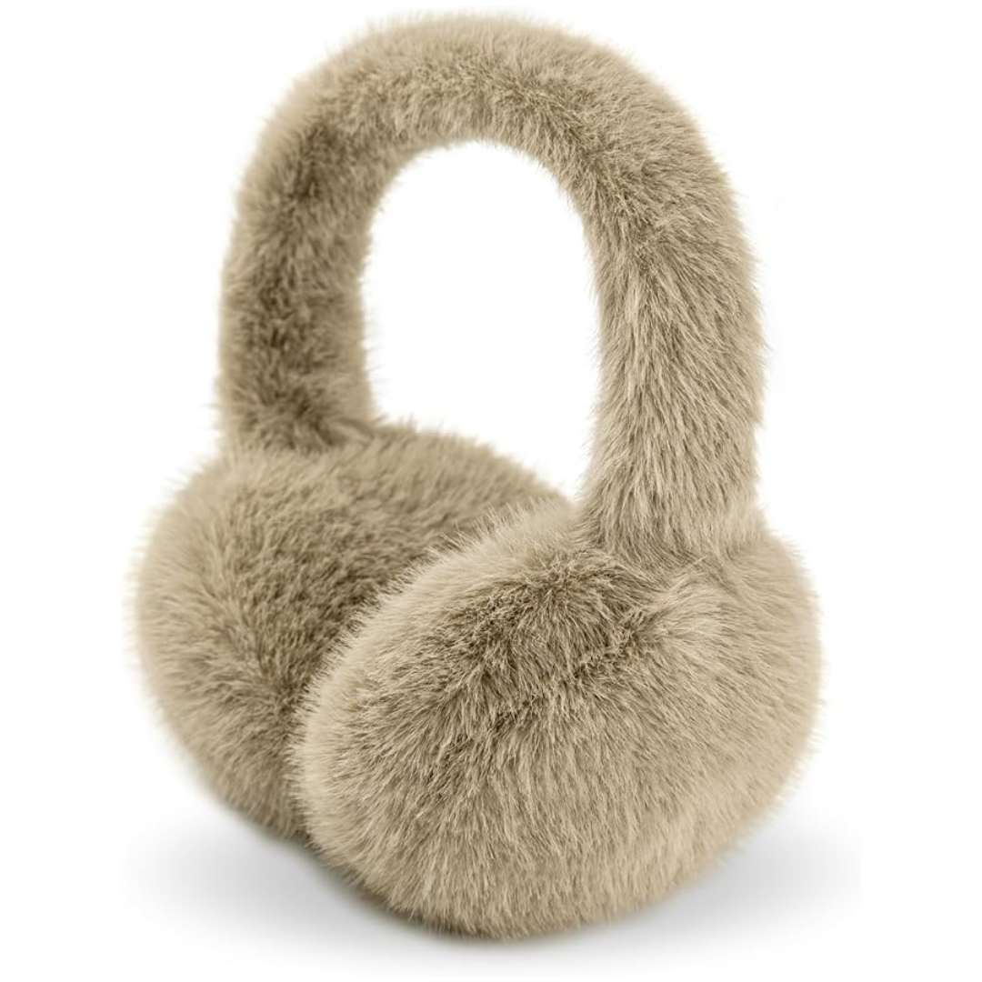 Fluffy Foldable Faux Fur Winter Ear Warmers - FauxSnugs