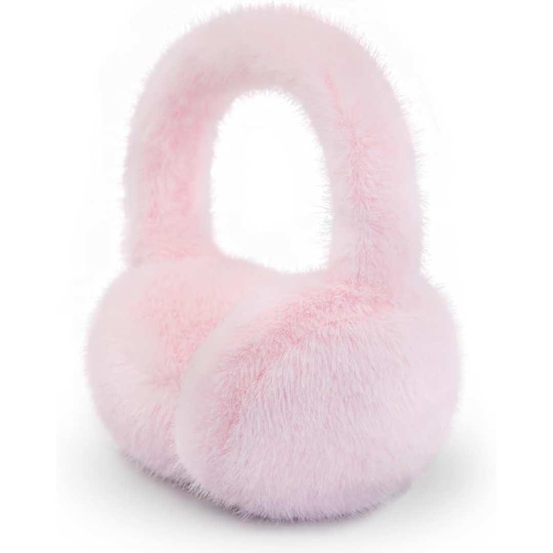Fluffy Foldable Faux Fur Winter Ear Warmers - FauxSnugs