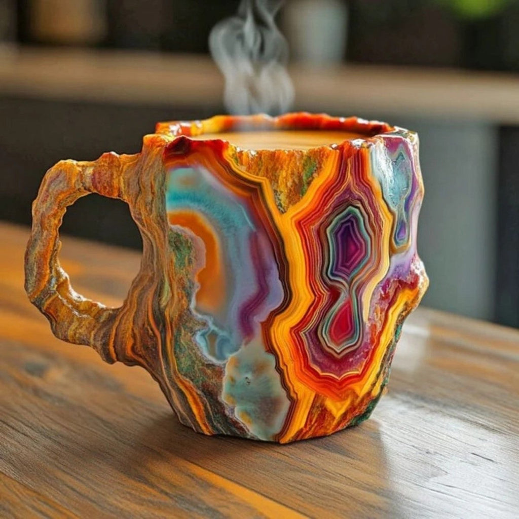 Handcrafted Crystal Coffee Mug