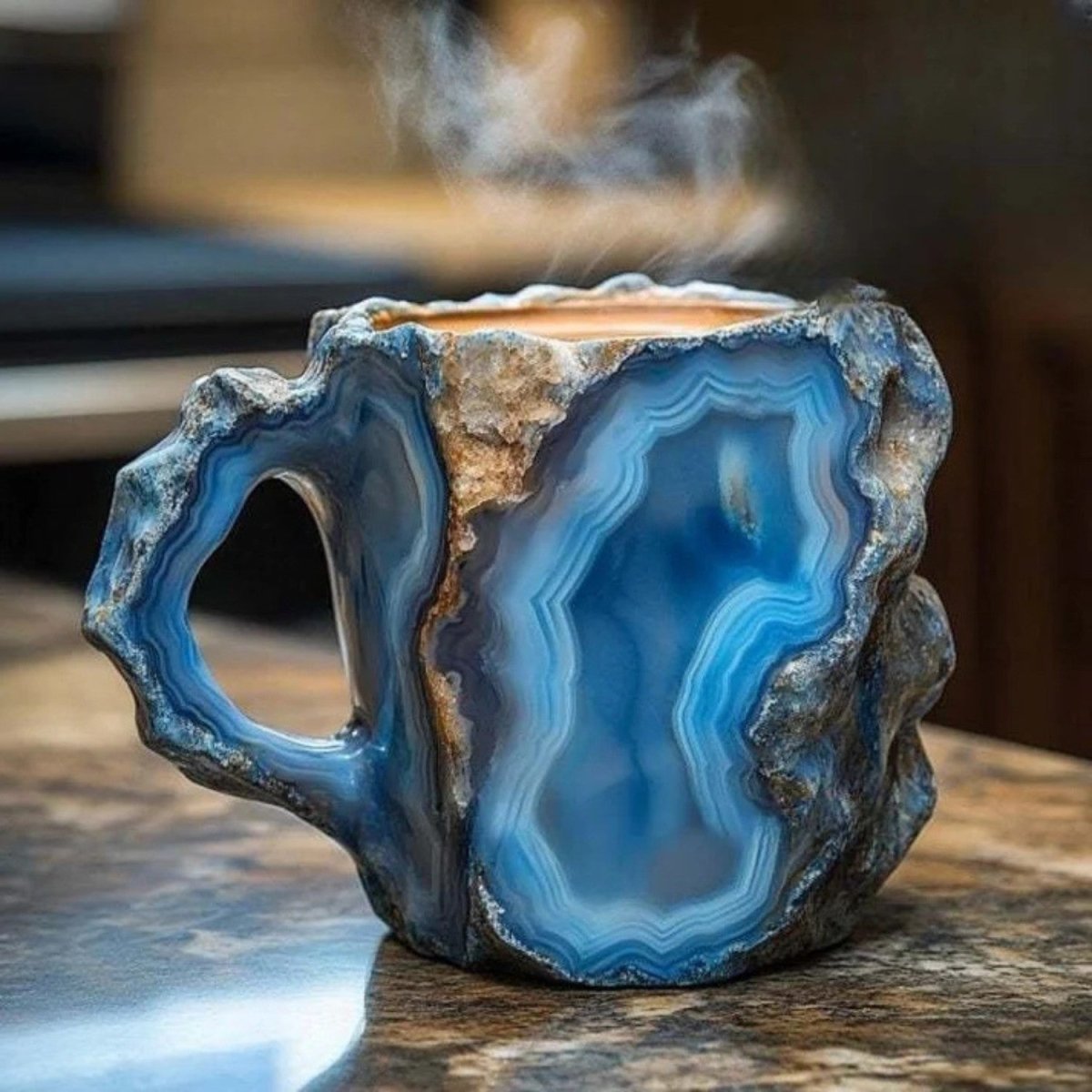 Handcrafted Crystal Coffee Mug