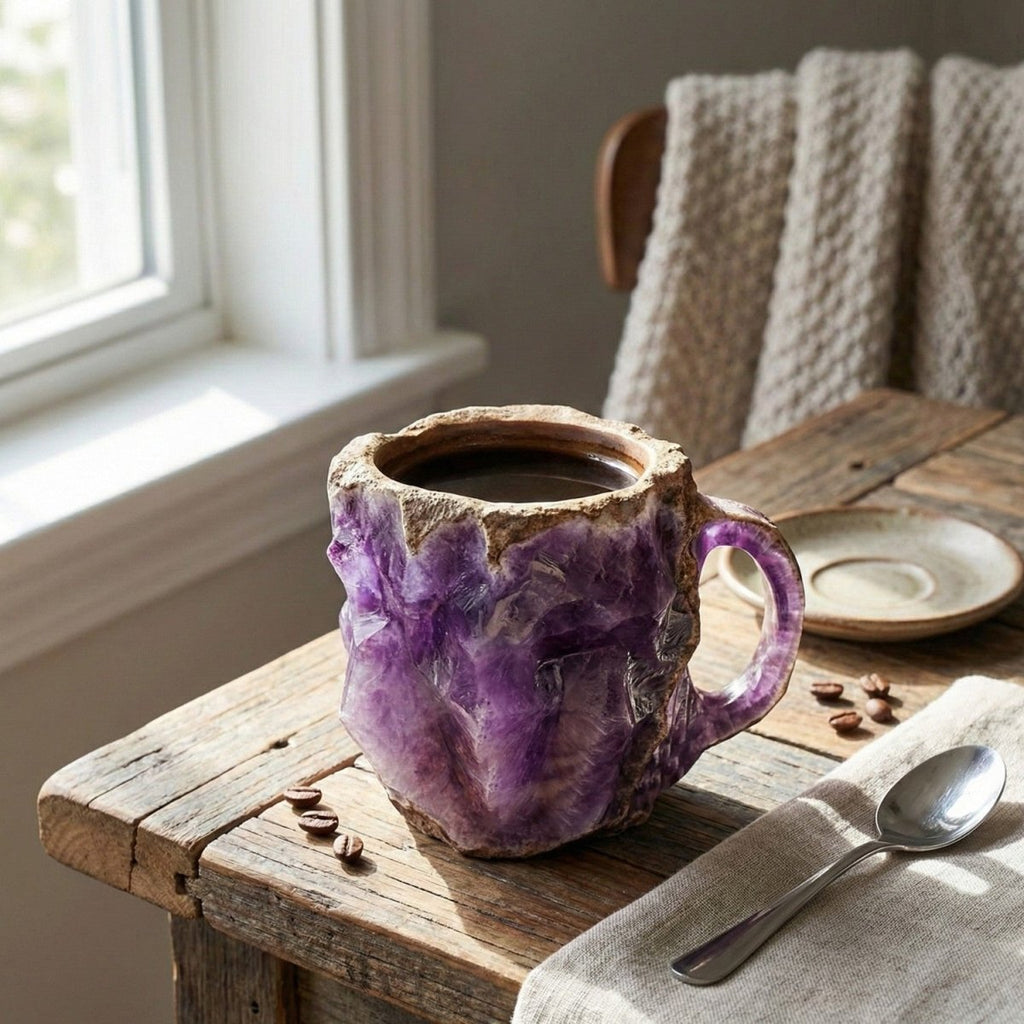 Handcrafted Crystal Coffee Mug
