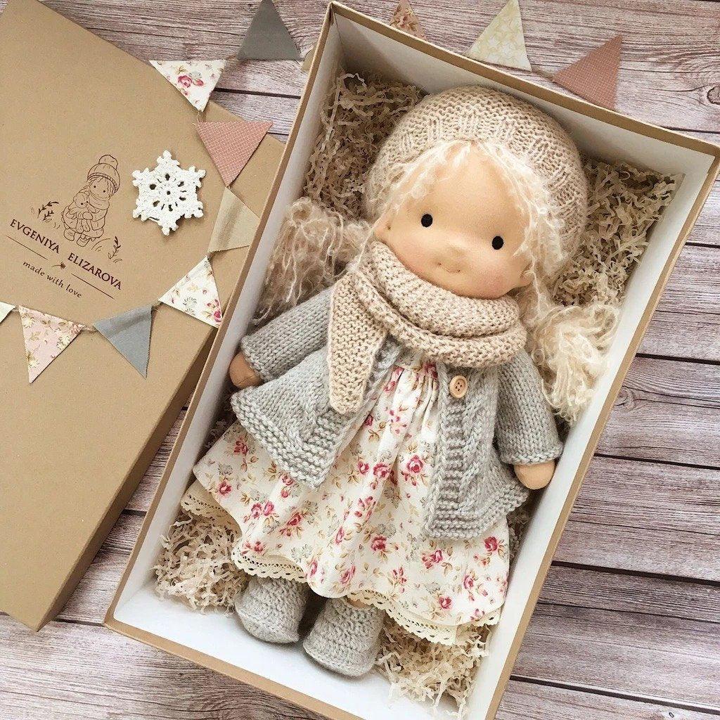 Handcrafted Waldorf Cuddle Doll - Poppi
