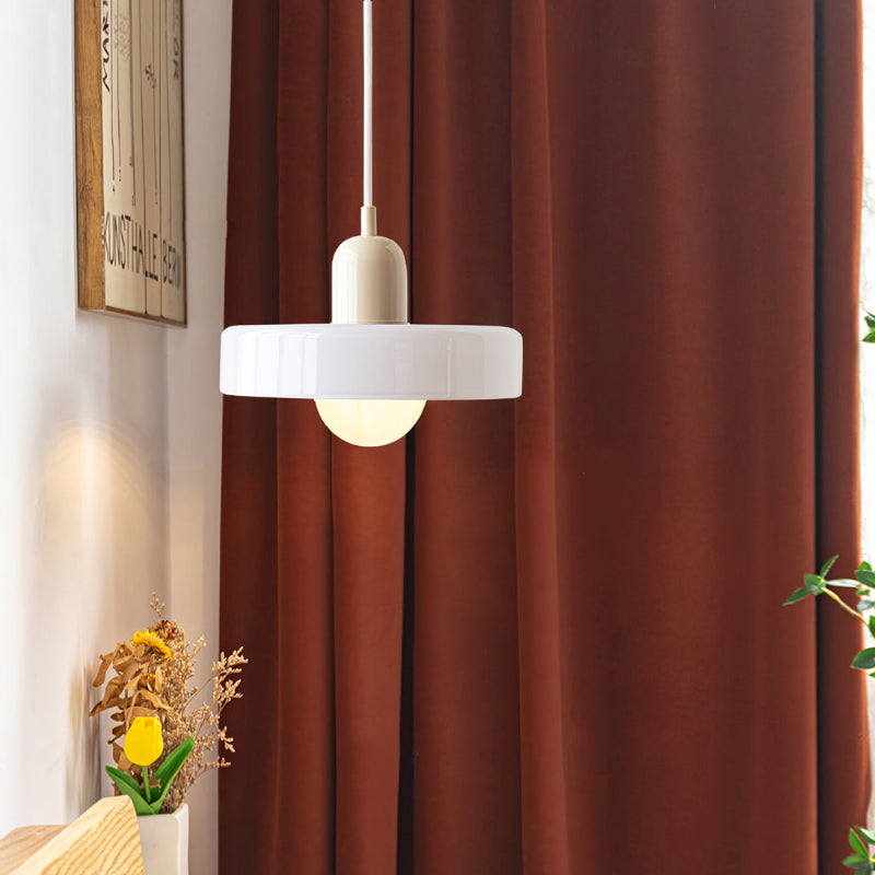 Hanging Lamp of Coloured Glass - BauLume