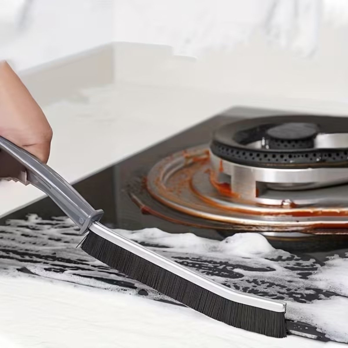 Hard-Bristled Grout Cleaning Brush