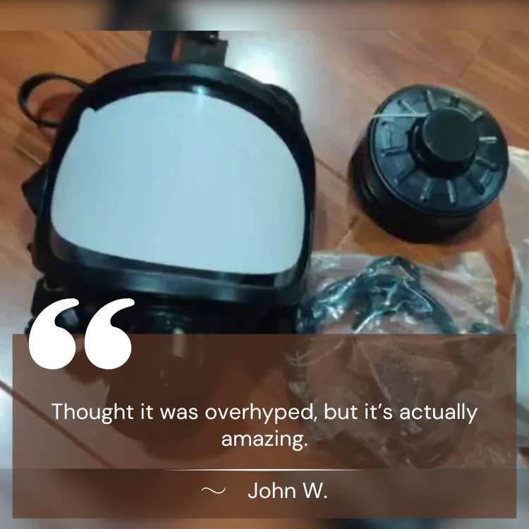 Multi-Filter NRBC Gas Mask – With Built-In Hydration