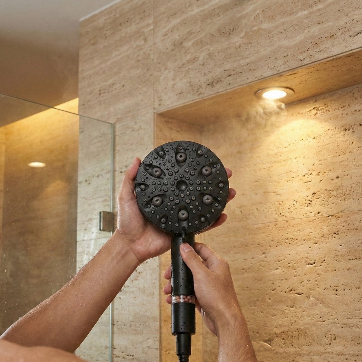 High-Pressure Shower Head with 9 Modes