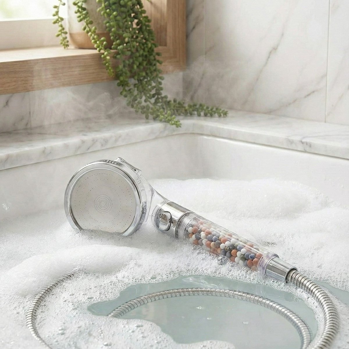 High-Pressure Shower Head with Filter