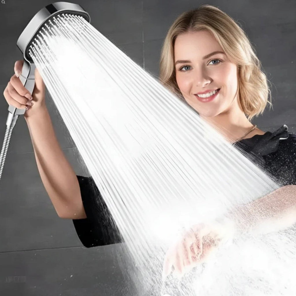 High Pressure Shower Head with Turbo Boost