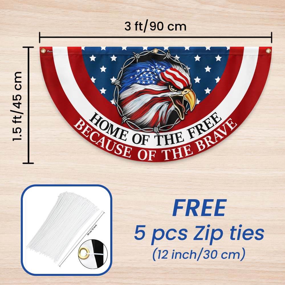 American Flag | Home Of The Free Because Of The Brave Patriotic Flag