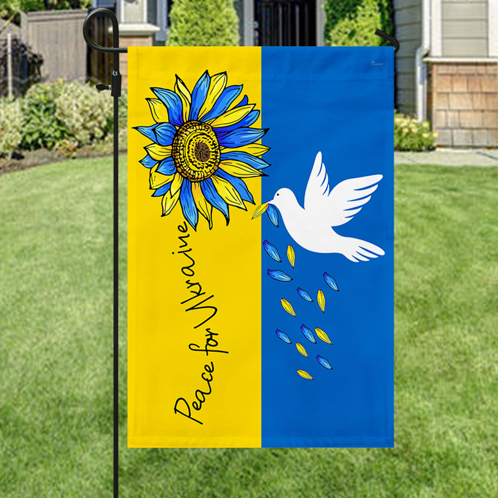 Peace For Ukraine Flag