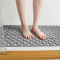 Shower Mat with Suction Cups, Non-Slip Surface, Drainage Holes, 16x28 Inch Bathroom Mat