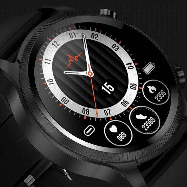 Glucose Wellness Tracker Watch with AMOLED Display and Activity Tracking