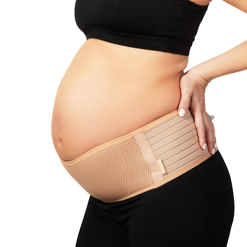 Maternity Belt Back Support Adjustable, Pregnancy Belly Band for Pelvic Waist Lower Back Pain Relief Fits Up to 46 Inches
